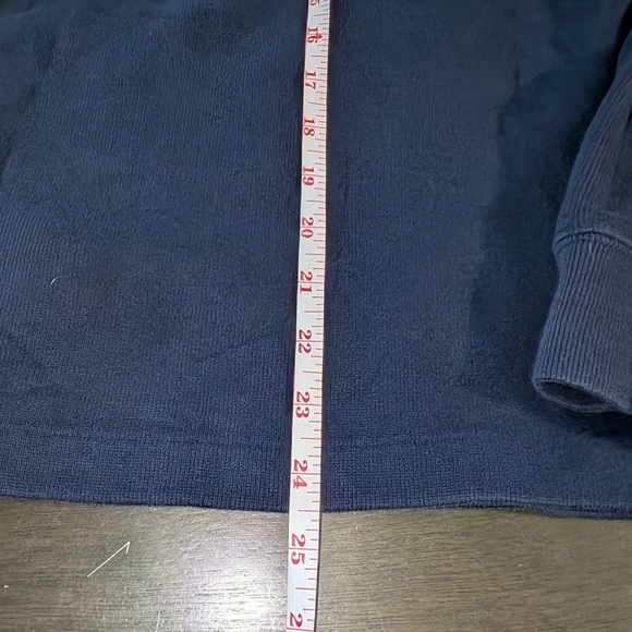 Polo Ralph Lauren Navy 1/4 Zip-Up Sweater - Picture 6 of 9